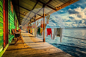 Over water bungalow