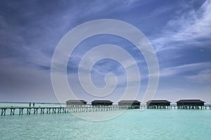 Over water bungalows