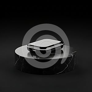 The overall composition emphasizes sophistication and technology