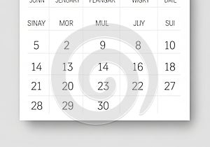 The overall design is minimalistic with a white background and black text