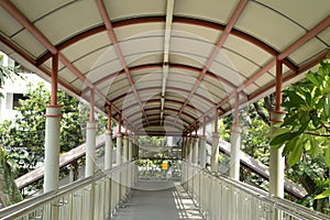 Overbridge for passenger crossing