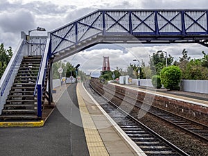 Overbridge at the train station