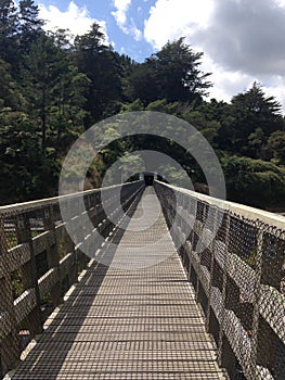 Overbridge walkway Karangahake