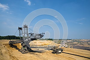 Overburden excavator photo