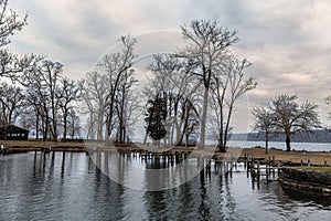 Overcast Cayuga Lake photo