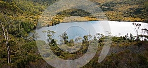 Overcast day at Cradle Mountain-Lake St Clair National Park in Northern Tasmania