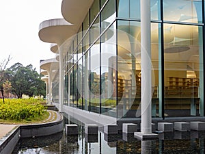 Overcast of the Liang Kuo Shu International Conference Hall of National Taiwan University