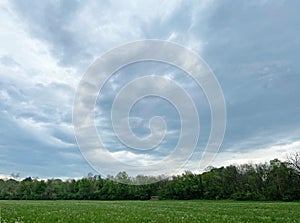 Overcast Sky in Rural Maryland
