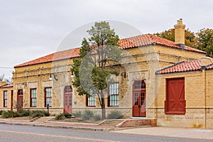 Overcast view of the Buddy Holly Center