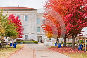 Overcast view of the campus of Missouri State University