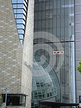 Overcast view of the NHK Kinki Business Center