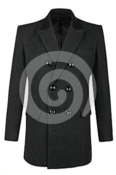 overcoat isolated on white background