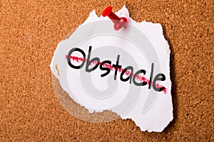 Overcome the obstacle