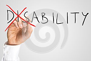 Overcoming a disability photo