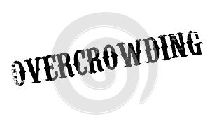 Overcrowding rubber stamp photo