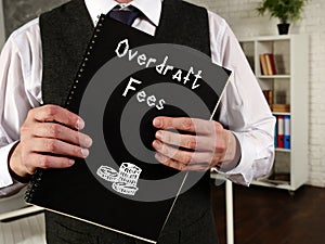 Overdraft Fees phrase on the sheet