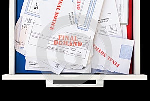 Overdue & Unpaid Invoices in Drawer