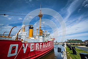 The Overfalls Lightship in Lewes, Delaware.