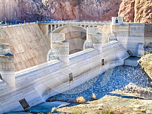 Overflow at Hoover Dam