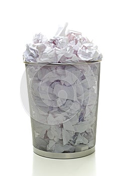 Overflowing Wastebasket photo