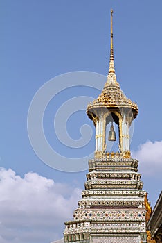 The overgilded tower with a bell