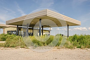 Overgrown Gas Pumps