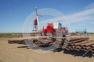 Overhaul of gas wells, coiled tubing installation