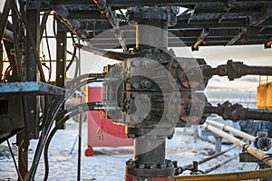 Overhaul of gas wells, coiled tubing installation, Gas-hole spot preventer
