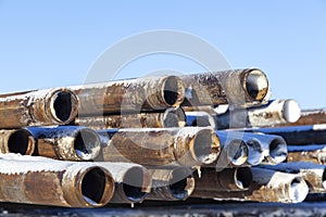 Overhaul of gas wells, pipes and conduits for transporting the gas, winter work