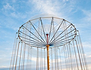 Overhead part of carousel