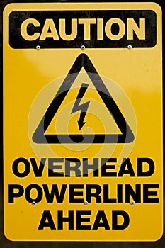 Overhead Powerline Ahead