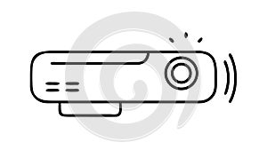 Overhead Projector Device, Presentation and Educational Tool, vector design Generative AI