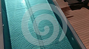 Overhead of swimming pool