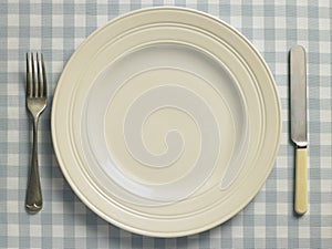 Overhead View Of Place Setting