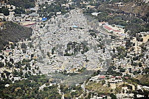 Overhead View of a Port Au Prince Neighborhood