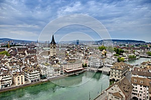 Overhead view of zurich