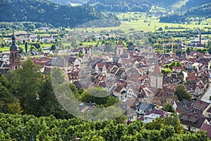 Overiew of the town of Gengenbach photo