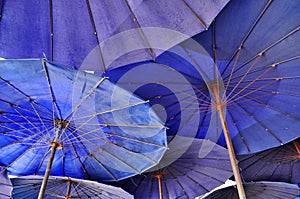 Overlap Blue Umbrella