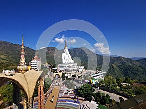 Overlap of many image of Buddha at Wat Phra That Pha Sorn Kaew, Phetchabun Province of Thailand