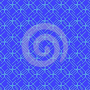 overlapped curved blue lines on dark background pattern vector design