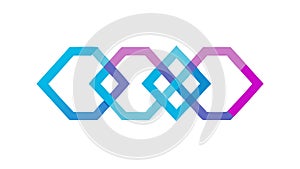 Overlapping Abstract Wavy Shapes Gradient Vector, vector design Generative AI