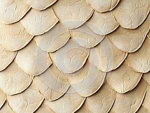 Overlapping Beige Scale Pattern Texture