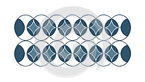 Overlapping Geometric Diamond Shapes, Repeating Pattern, vector design Generative AI