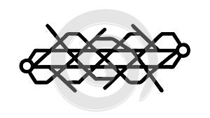 Overlapping Geometric Shapes Pattern for Abstract Designs, vector design Generative AI