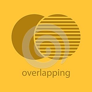 Overlapping glyph color icon