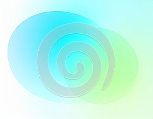 Overlapping Gradient Circles Abstract Background