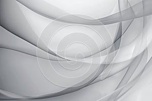 Overlapping gray lines creating an abstract pattern. Geometric design concept