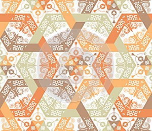 Overlapping intensive and seamless patterns