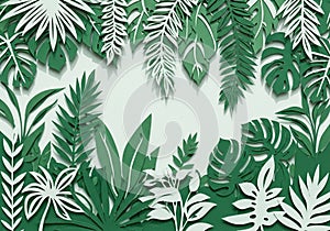 Overlapping leaves create a textured, three-dimensional effect