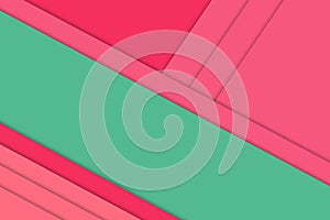 Overlapping Paper Geometric Backgrounds Brightly Colored